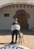 Carly and Luna exploring an old castle in Spain, on their way from nr Geneva to S.Portugal.